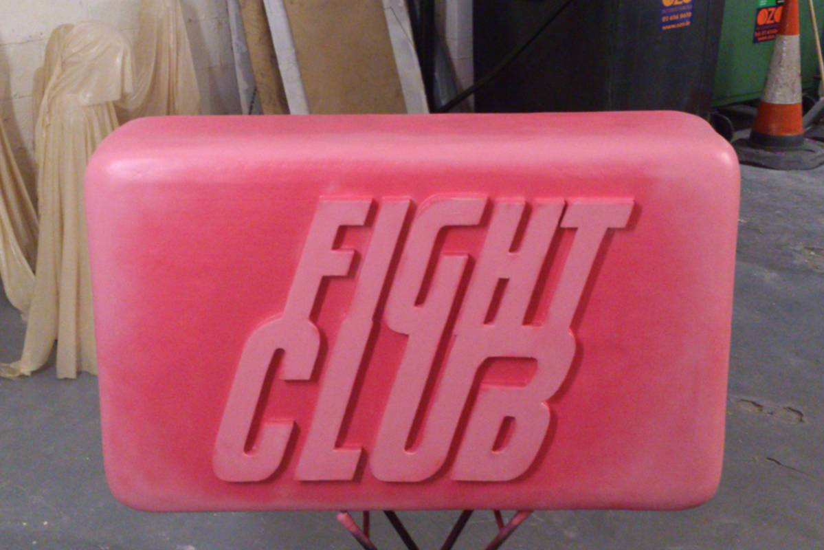 oversized fight club soap model