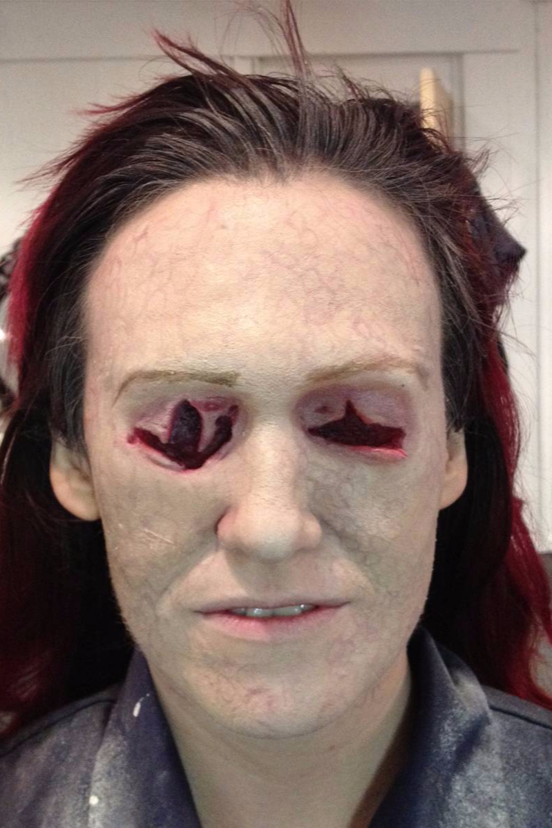 prosthetic sfx make up missing eyes bowsie workshop