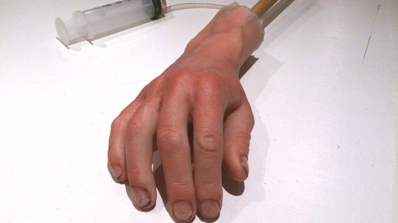 silicone hand prop