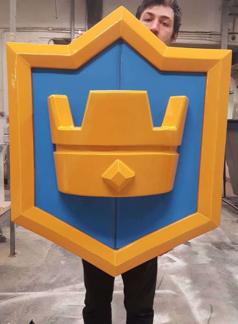 clash royale shield prop